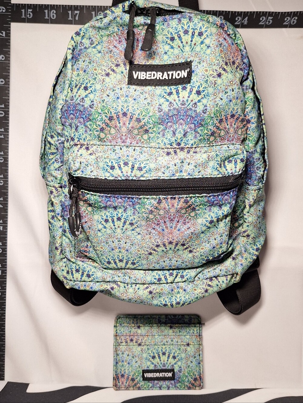 Vibedration Hydration Backpack Small w/o bladder & Matching Wallet Holder